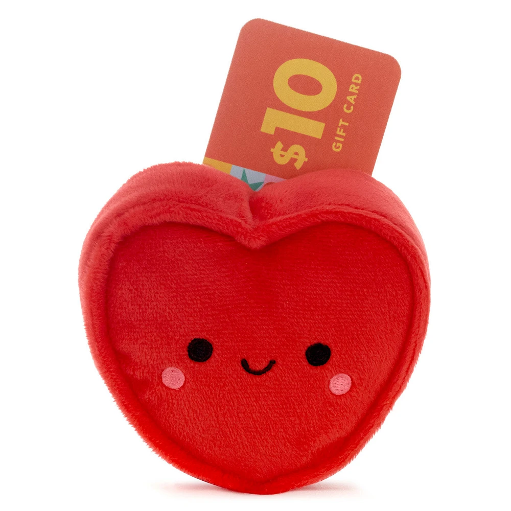 Red Heart With Pocket Plush Gift Card Holder for only USD 7.99 | Hallmark