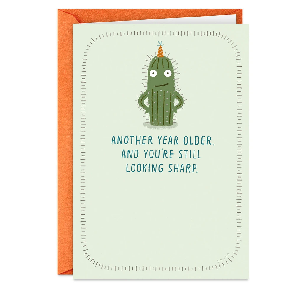 Cactus Looking Sharp Funny Birthday Card for only USD 3.99 | Hallmark