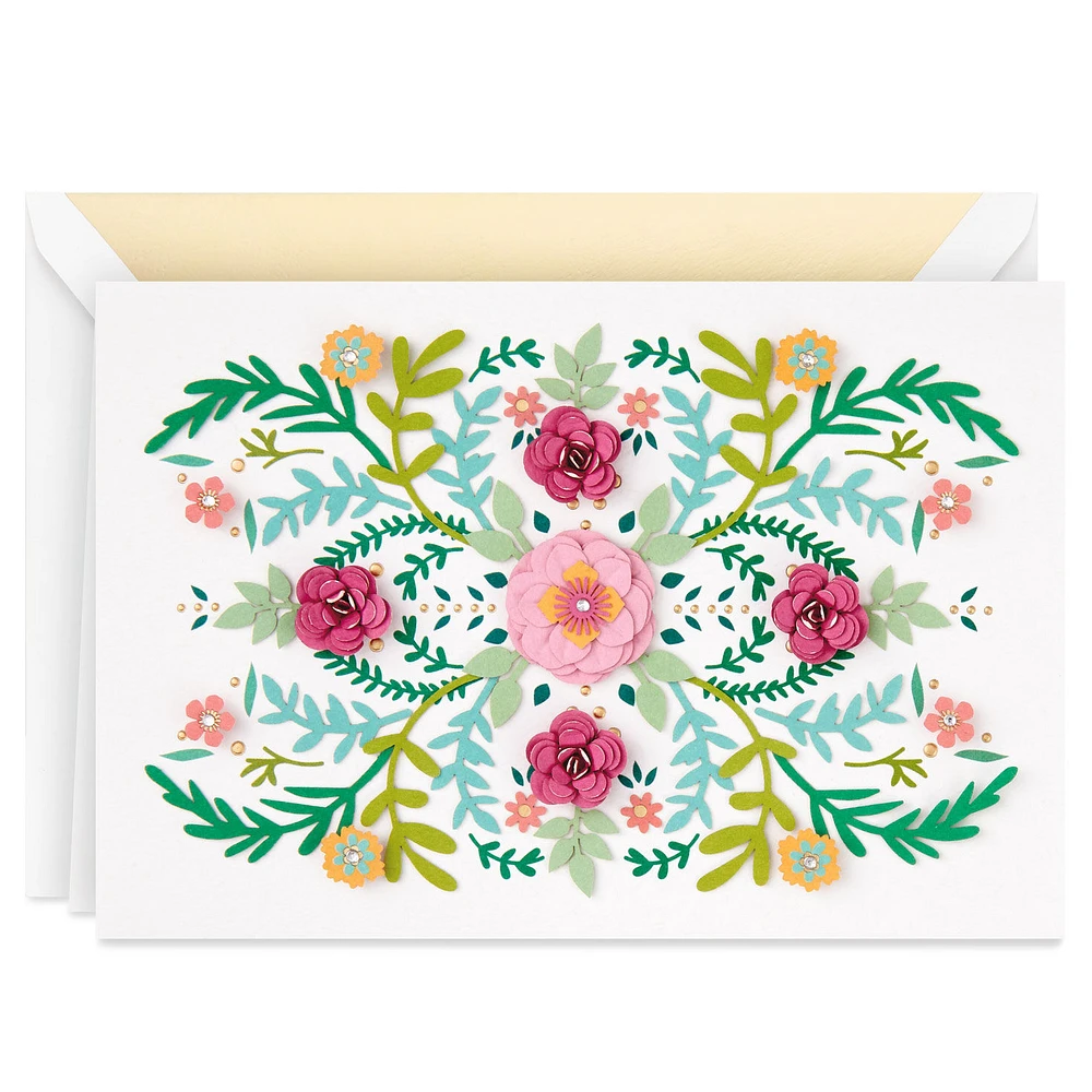 Handcrafted Flowers Blank Card for only USD 9.59 | Hallmark