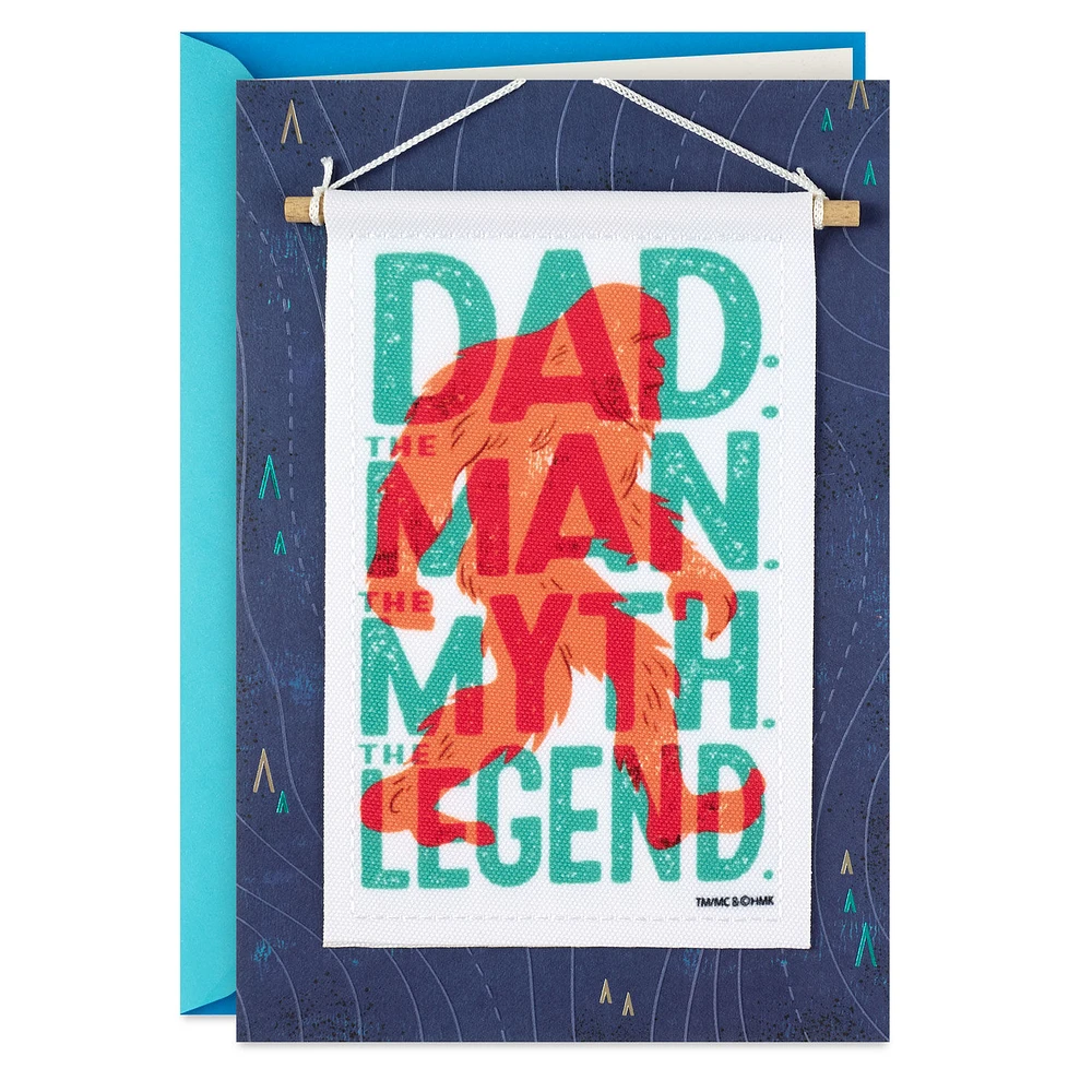 Man, Myth and Legend Funny Father's Day Card With Removable Banner for only USD 8.99 | Hallmark