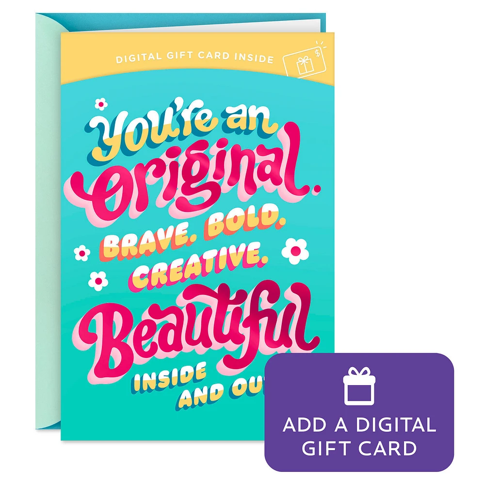 You're an Original Gift Card Greeting Birthday Card for Kids for only USD 4.99 | Hallmark