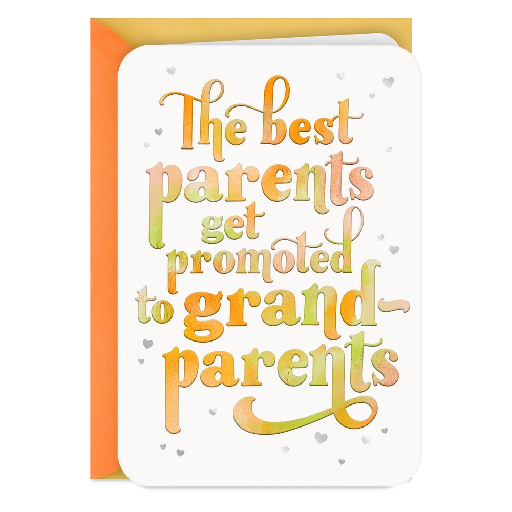The Best Parents Get Promoted to Grandparents New Baby Card for only USD 2.99 | Hallmark