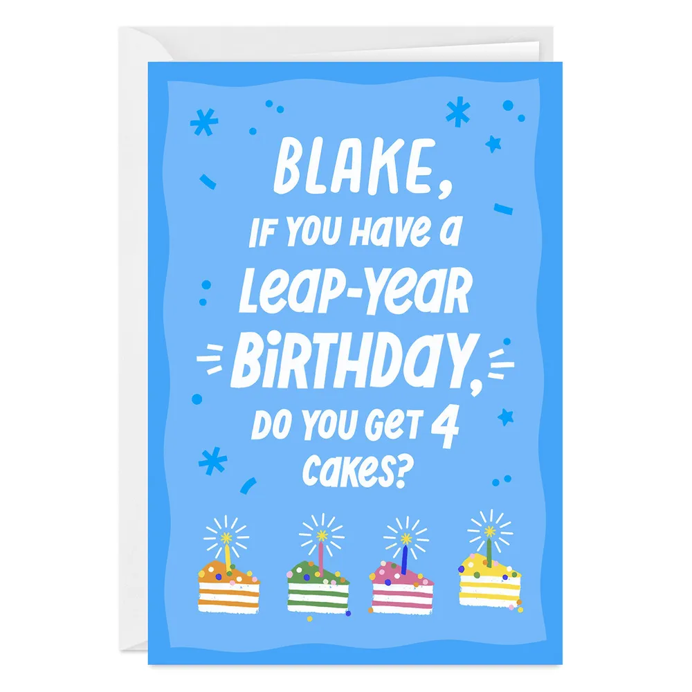 Leap Year Custom Birthday Card for only USD 4.99 | Hallmark