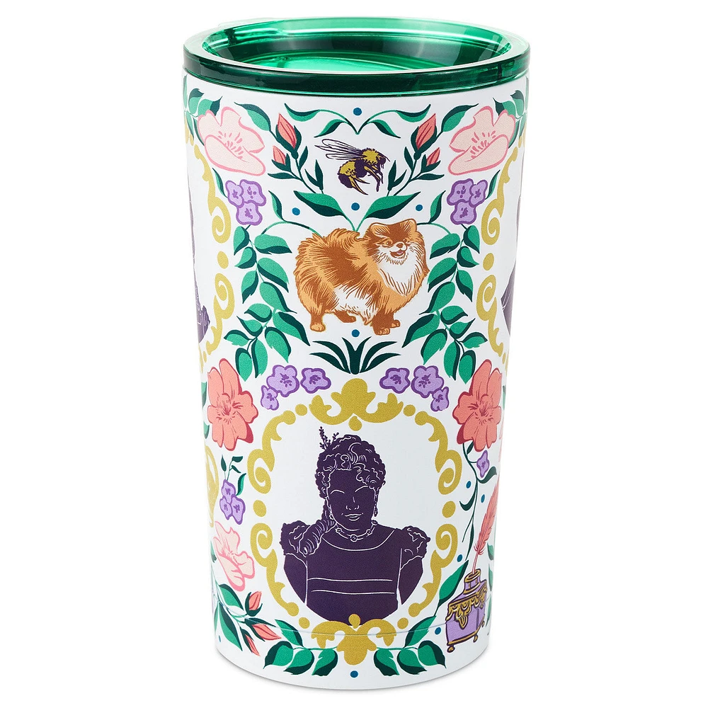 Bridgerton Ton Silhouettes on Floral Travel Mug, 15 oz. for only USD 28.99 | Hallmark