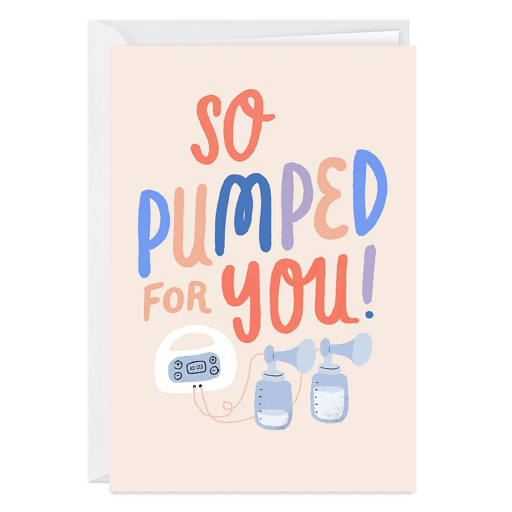 So Pumped for You Funny Custom New Mom Card for only USD 4.99 | Hallmark