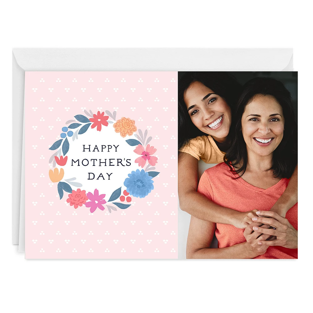 Sweet Floral Wreath Custom Mother's Day Card for only USD 4.99 | Hallmark