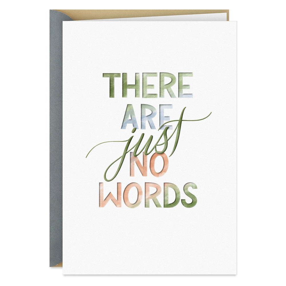 There Are No Words Sympathy Card for only USD 2.99 | Hallmark
