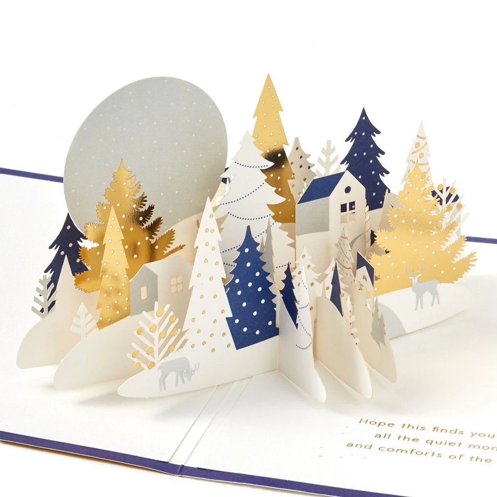 Quiet Moments and Comfort 3D Pop-Up Holiday Card for only USD 12.99 | Hallmark