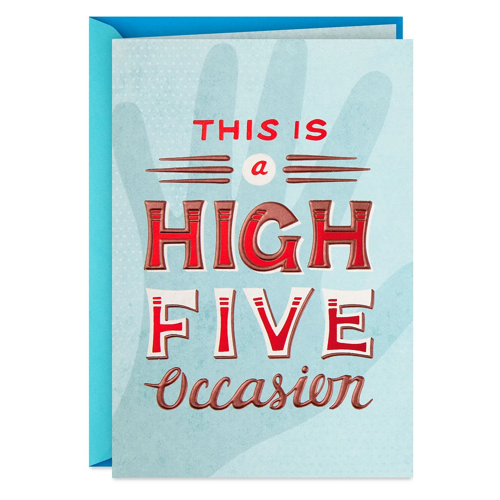 High Five Occasion Blank Congratulations Card for only USD 4.59 | Hallmark