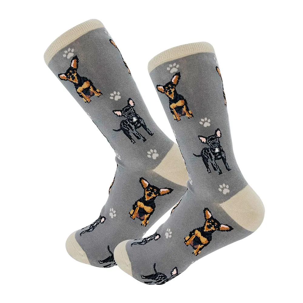 E&S Pets Black Chihuahua Novelty Crew Socks for only USD 11.99 | Hallmark