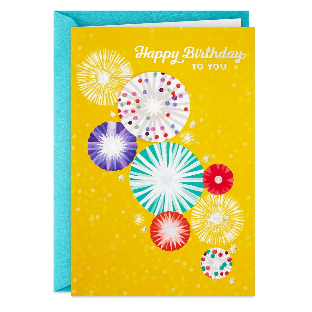 Wishing You a Happy Day and a Wonderful Year Birthday Card for only USD 2.50 | Hallmark
