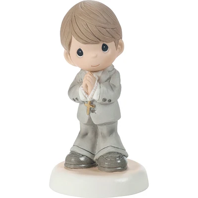 Precious Moments My First Communion Brunette Boy Figurine, 5.1" for only USD 52.99 | Hallmark