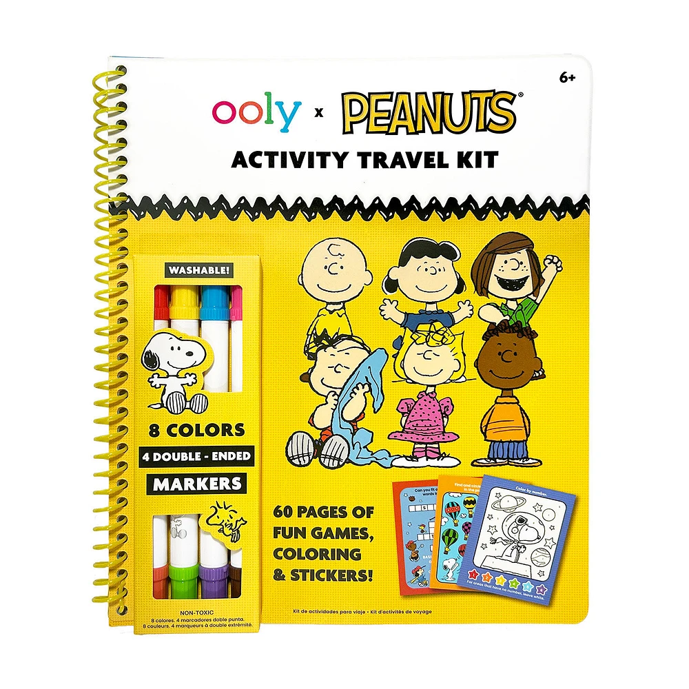 Ooly Peanuts Activity Travel Kit With Double-Ended Markers for only USD 12.95 | Hallmark