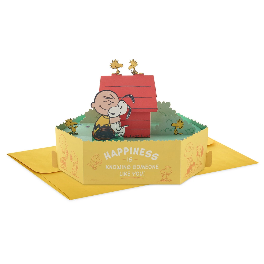 Peanuts® Charlie Brown and Snoopy Happiness Is 3D Pop-Up Card for only USD 8.99 | Hallmark