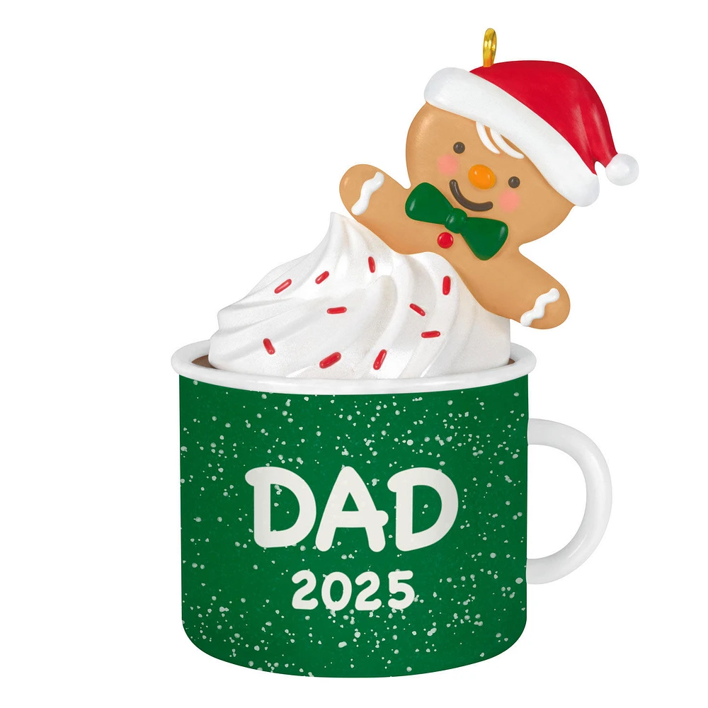 Dad Gingerbread Boy in Mug 2025 Ornament for only USD 18.99 | Hallmark