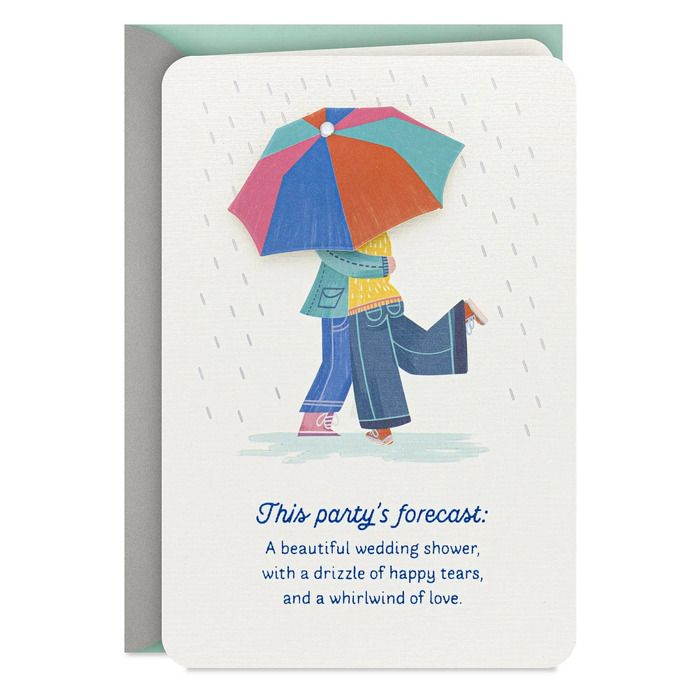 A Forecast of Happy Tears and Love Wedding Shower Card for only USD 5.99 | Hallmark