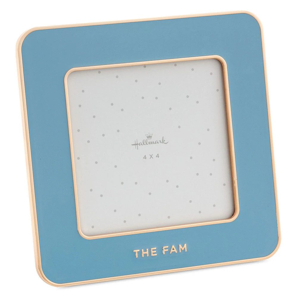 The Fam Blue Enamel Picture Frame, 4x4 for only USD 18.99 | Hallmark