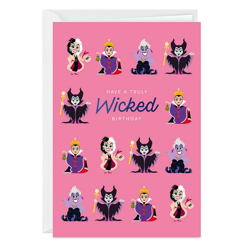 Disney Villains Up To No Good Custom Birthday Card for only USD 4.99 | Hallmark