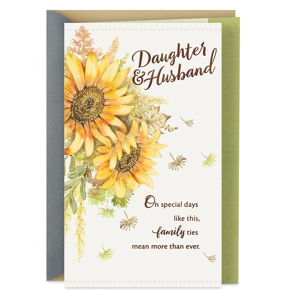 So Thankful We're Family Thanksgiving Card for Daughter and Her Husband for only USD 4.59 | Hallmark