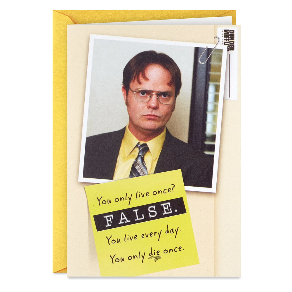 The Office Live It to the Fullest Funny Birthday Card for only USD 4.49 | Hallmark