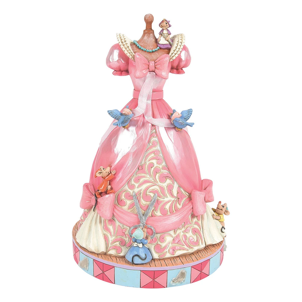Jim Shore Cinderella's Pink Dress Musical Figurine for only USD 109.99 | Hallmark