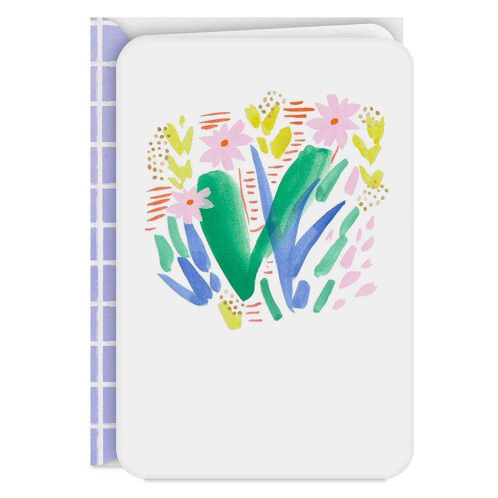 Abstract Watercolor Flowers Blank Card for only USD 2.99 | Hallmark