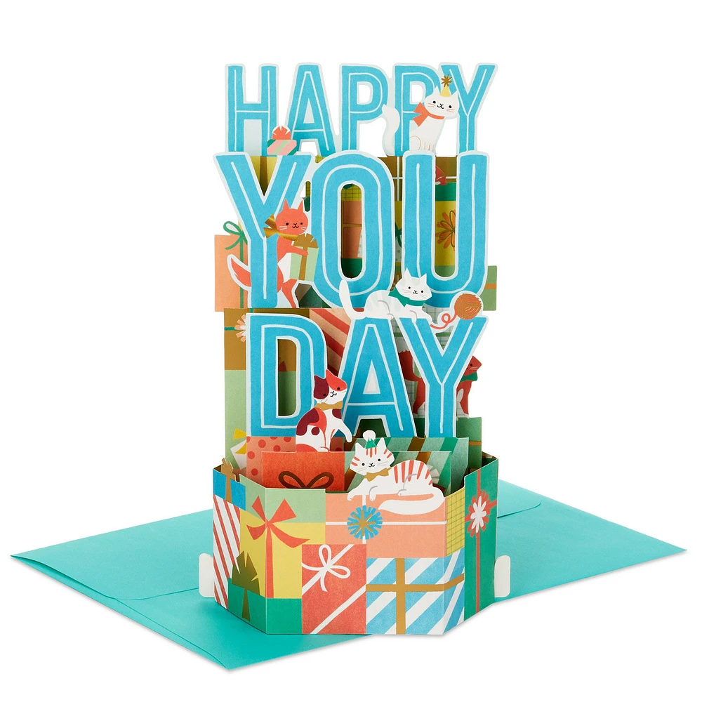 Happy You Day 3D Pop-Up Birthday Card for only USD 7.99 | Hallmark