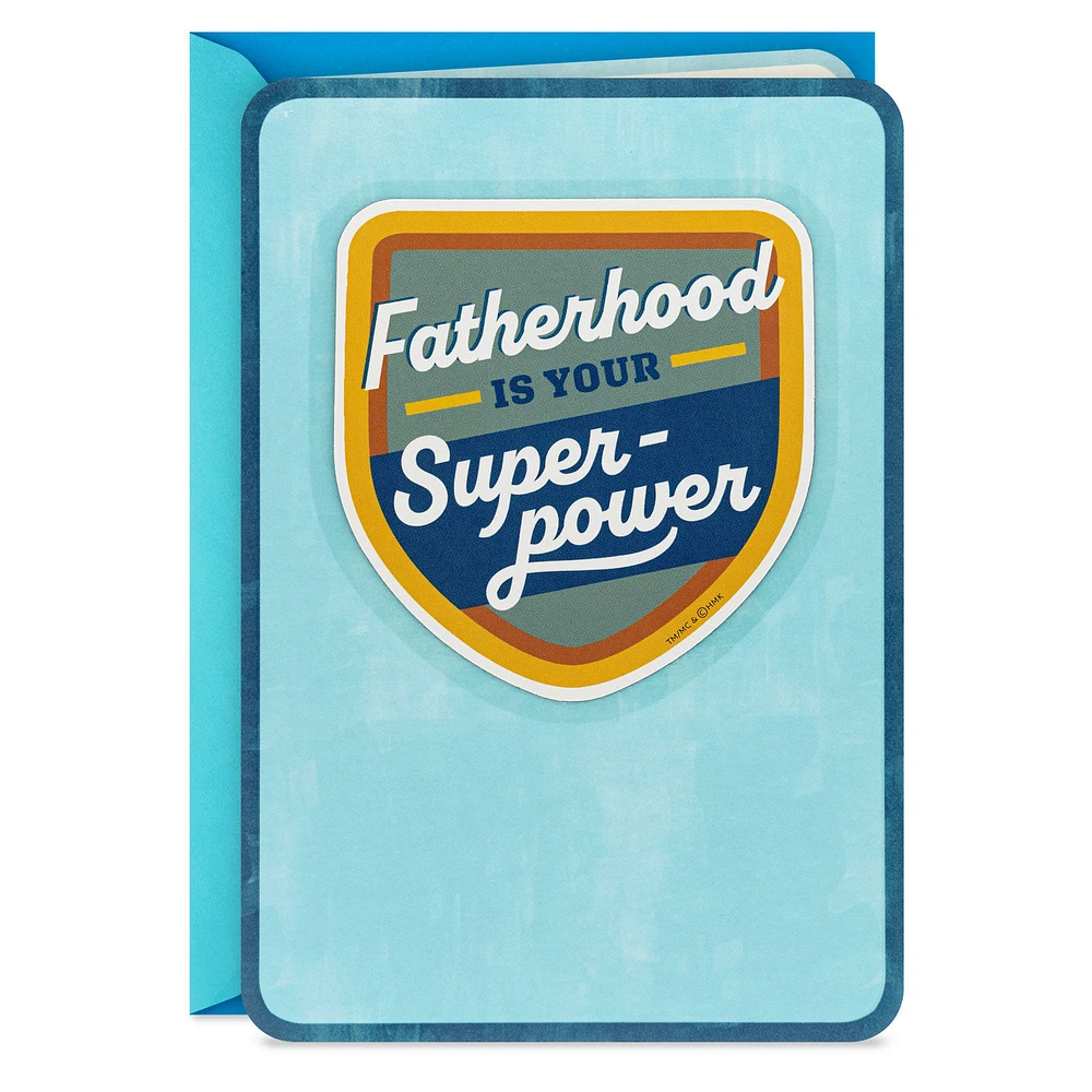 Fatherhood Is Your Superpower Father's Day Card With Magnet for only USD 7.59 | Hallmark