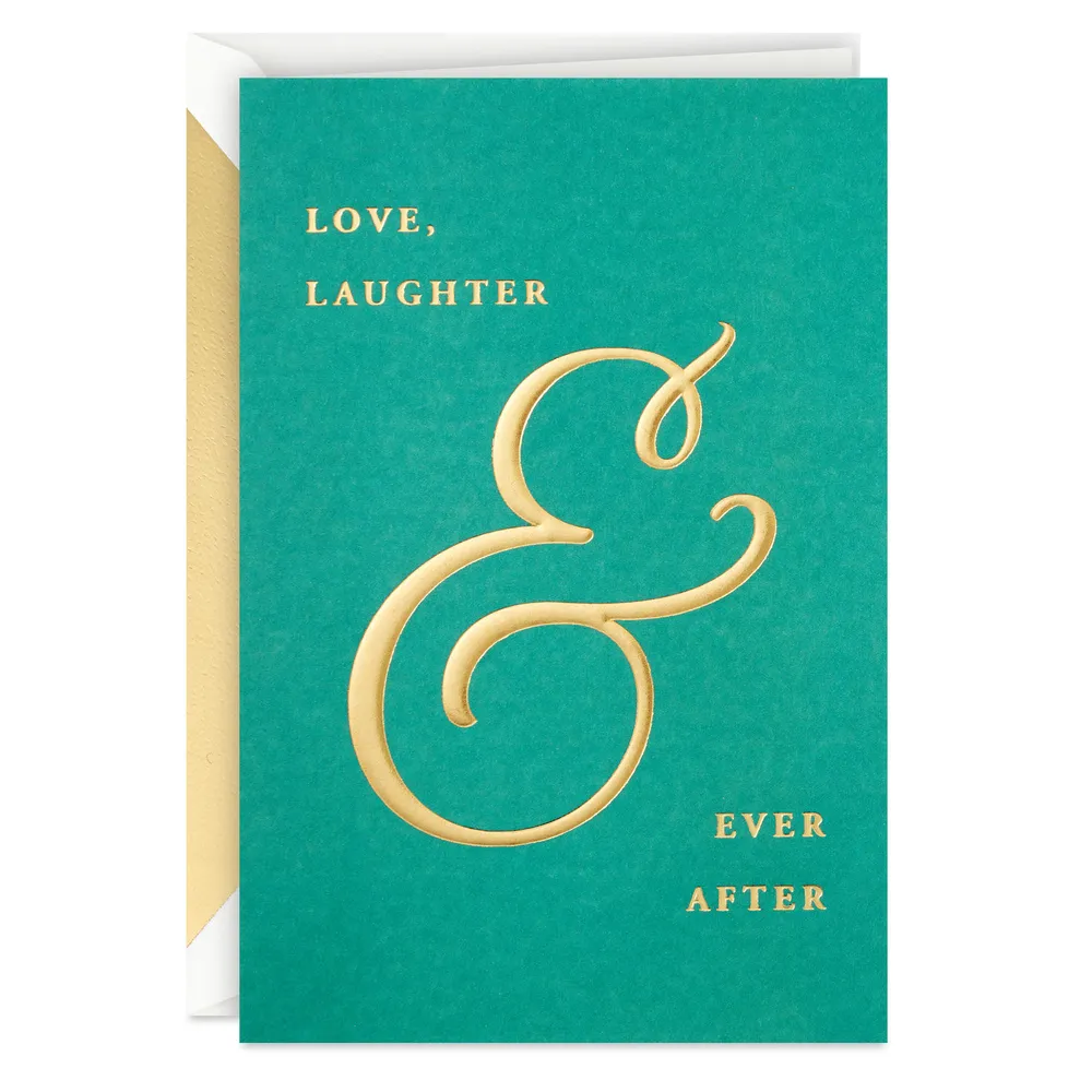 Love, Laughter & Ever After Wedding Card for only USD 5.99 | Hallmark
