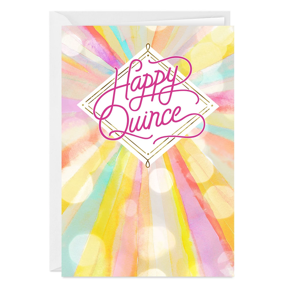 Shine Your Light Custom Quinceañera Card for only USD 4.99 | Hallmark