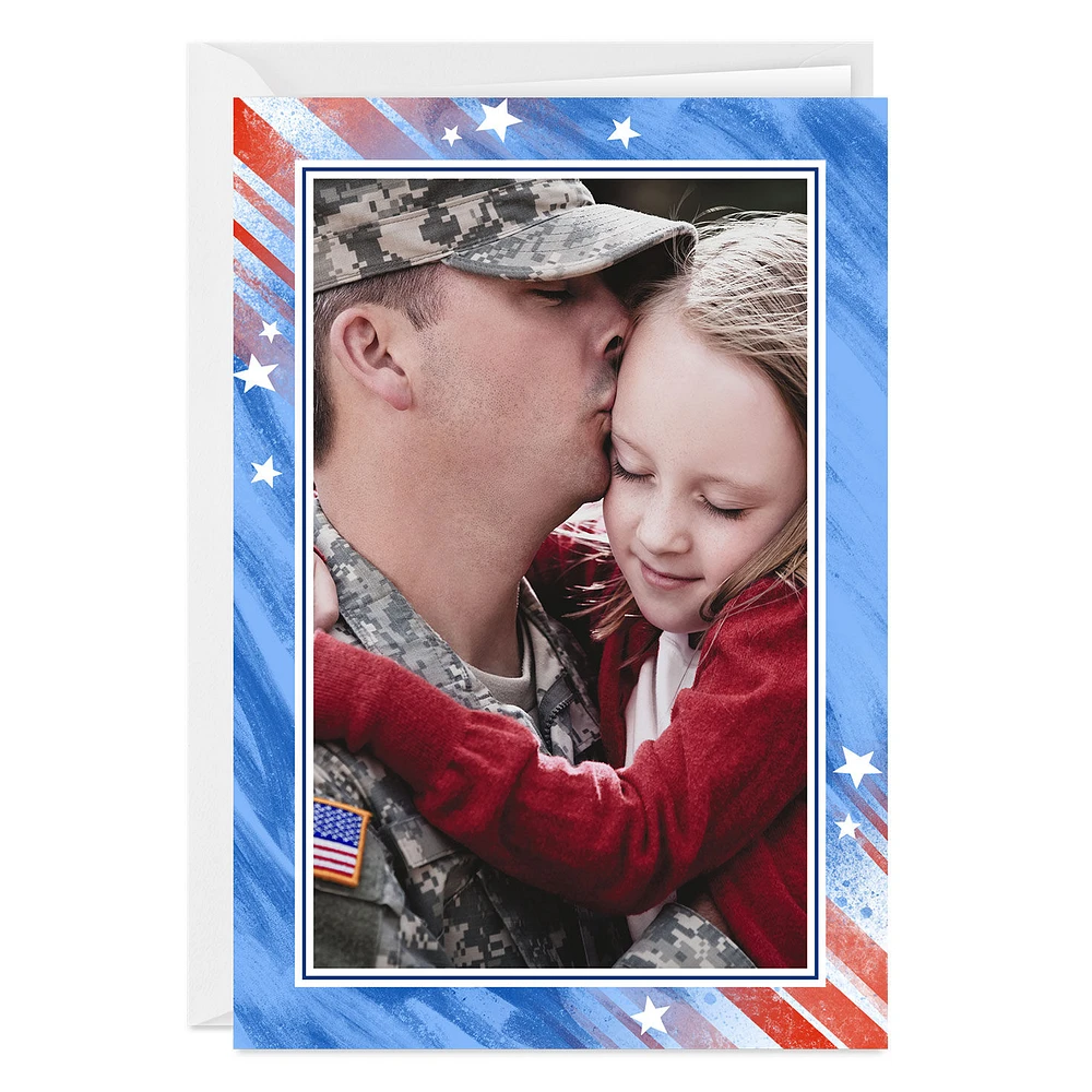 Red, White and Blue Patriotic Custom Card for only USD 4.99 | Hallmark