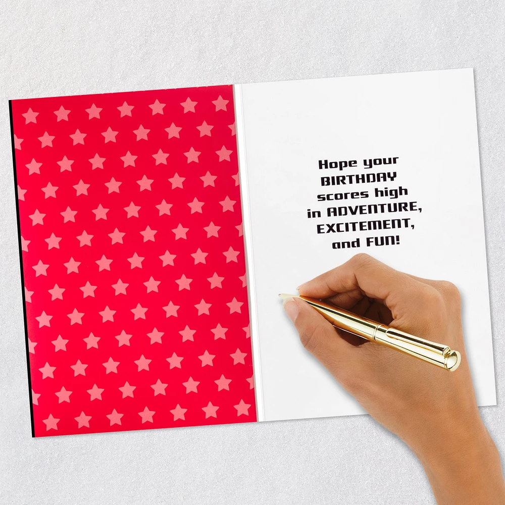 Ready to Play Video Game Musical Birthday Card With Light for only USD 9.99 | Hallmark