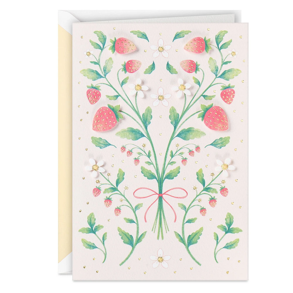 Strawberry Bouquet Blank Card for only USD 7.59 | Hallmark