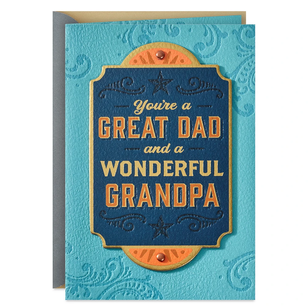 Good Men, Great Dads and Cool Grandpas Birthday Card for only USD 8.99 | Hallmark