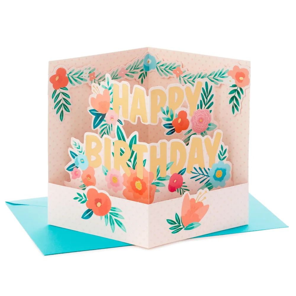 Thankful for You 3D Pop-Up Birthday Card for only USD 6.99 | Hallmark