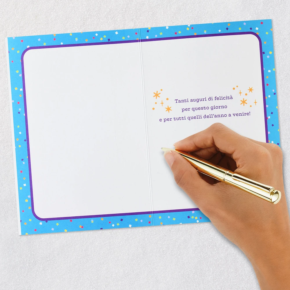 Lots of Happiness Italian-Language Birthday Card for only USD 2.99 | Hallmark