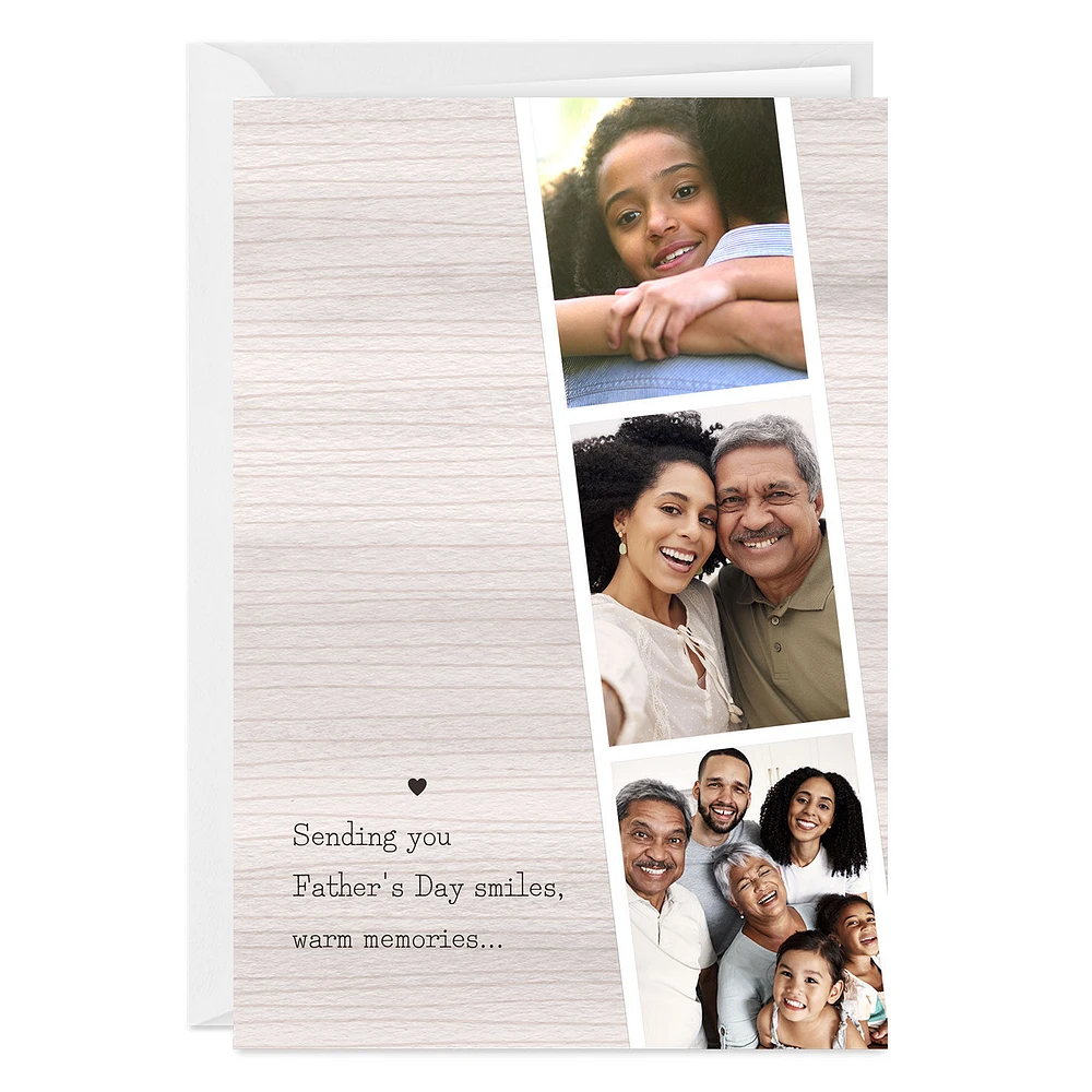 Sending Smiles and Warm Memories Photo Strip Custom Father's Day Card for only USD 4.99 | Hallmark
