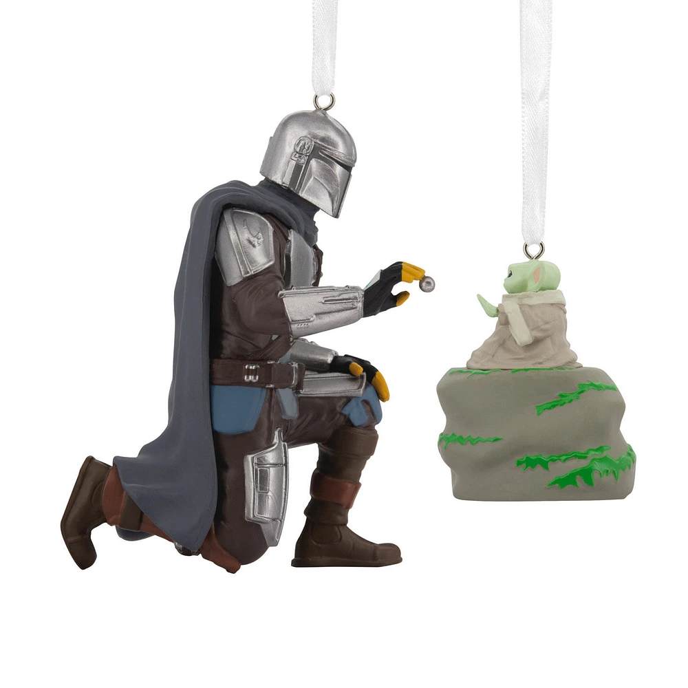 Star Wars: The Mandalorian™ and Grogu™ Hallmark Ornaments, Set of 2 for only USD 28.99 | Hallmark