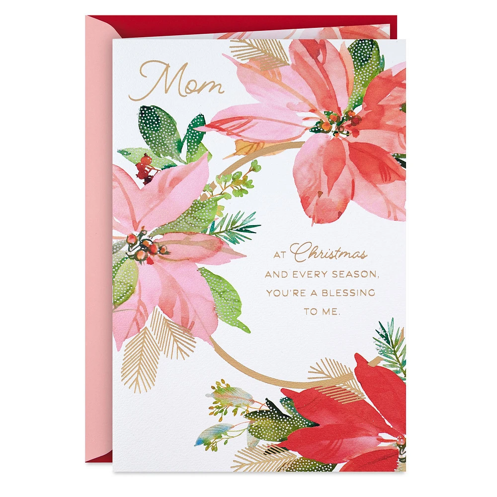 You're a Blessing to Me Christmas Card for Mom for only USD 5.59 | Hallmark