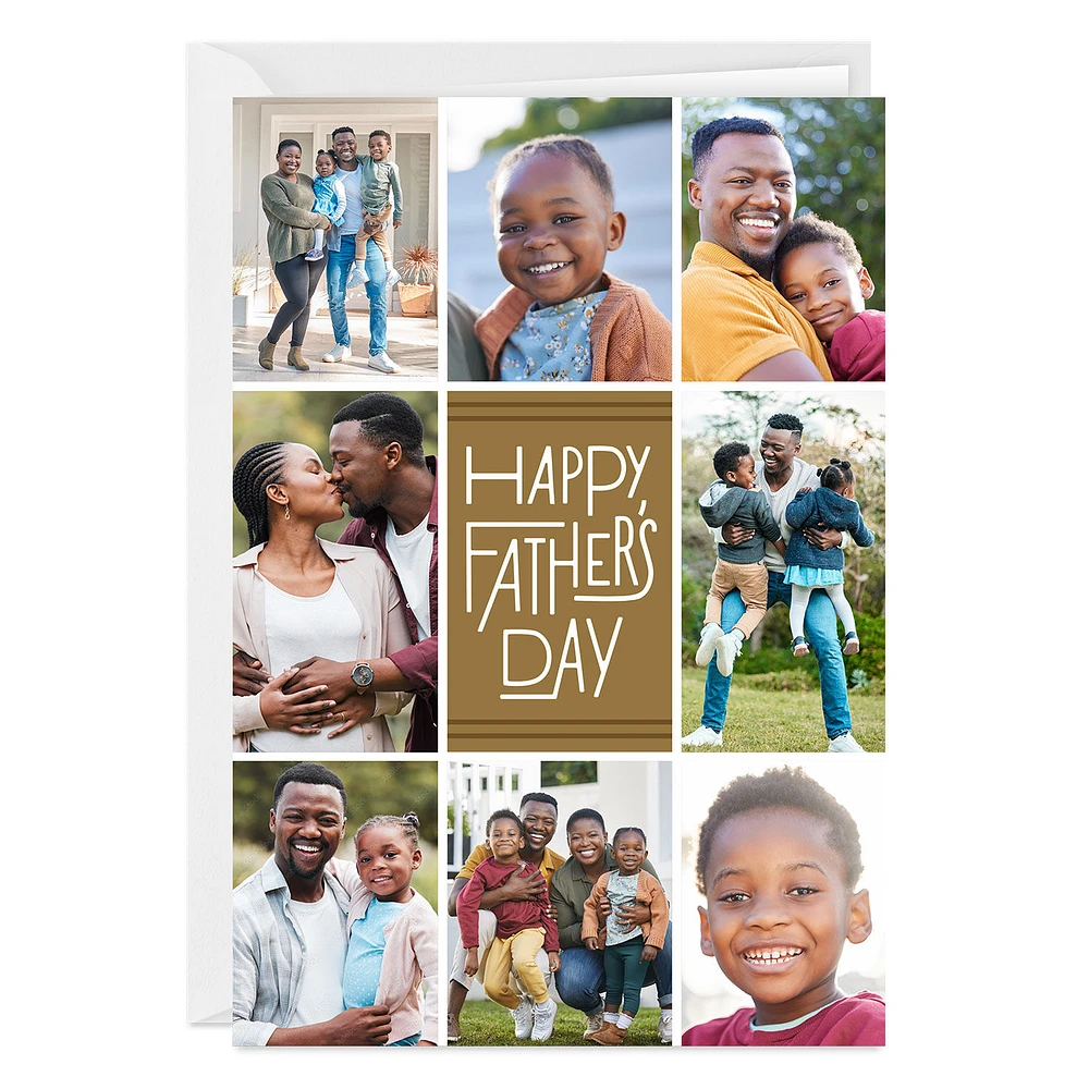 Modern Photo Grid Custom Father's Day Card for only USD 4.99 | Hallmark