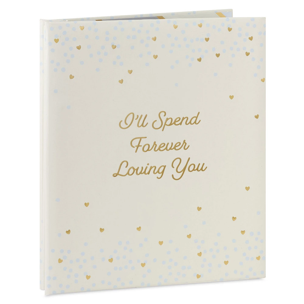 Forever Loving You Hearts on Cream Refillable Photo Album for only USD 34.99 | Hallmark
