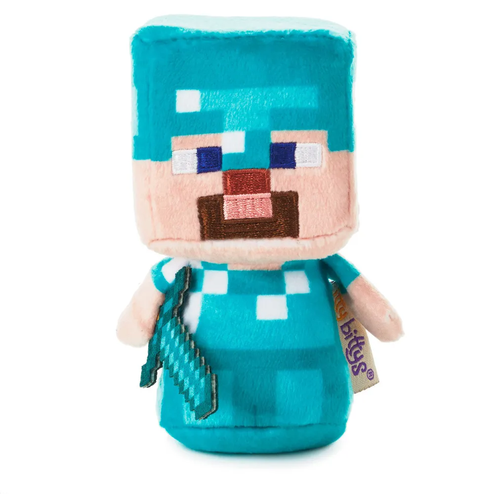 itty bittys® Minecraft Diamond Armor Steve Plush for only USD 9.99 | Hallmark