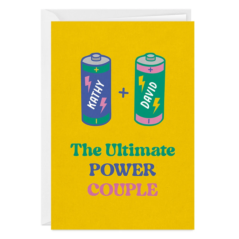 Ultimate Power Couple Custom Anniversary Card for only USD 4.99 | Hallmark
