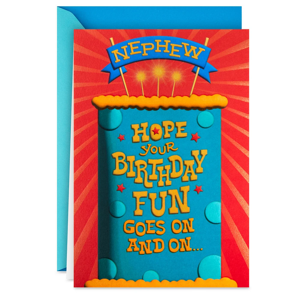 Hope the Fun Goes On and On Birthday Card for Nephew for only USD 4.59 | Hallmark