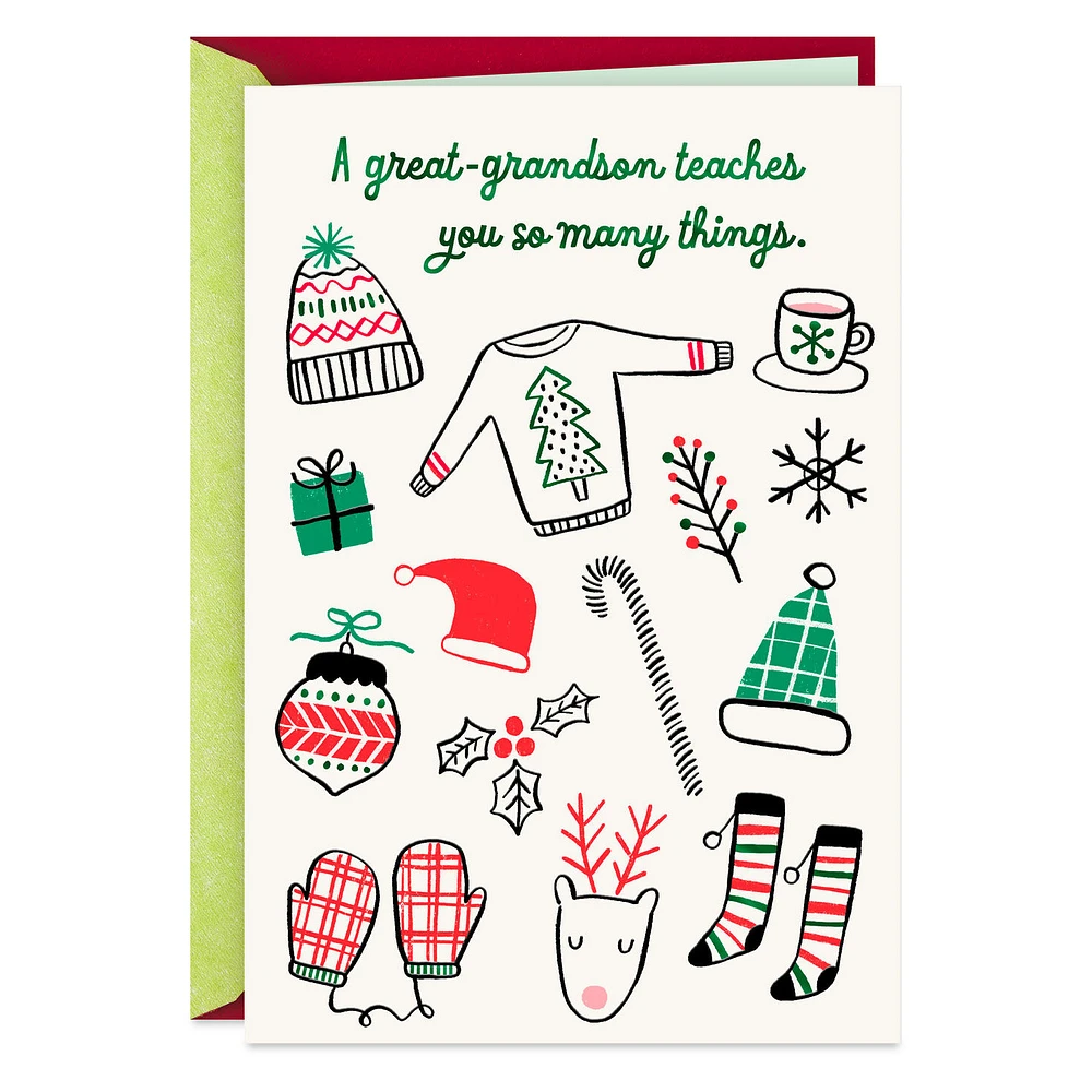 Love and Pride Christmas Card for Great-Grandson for only USD 2.99 | Hallmark