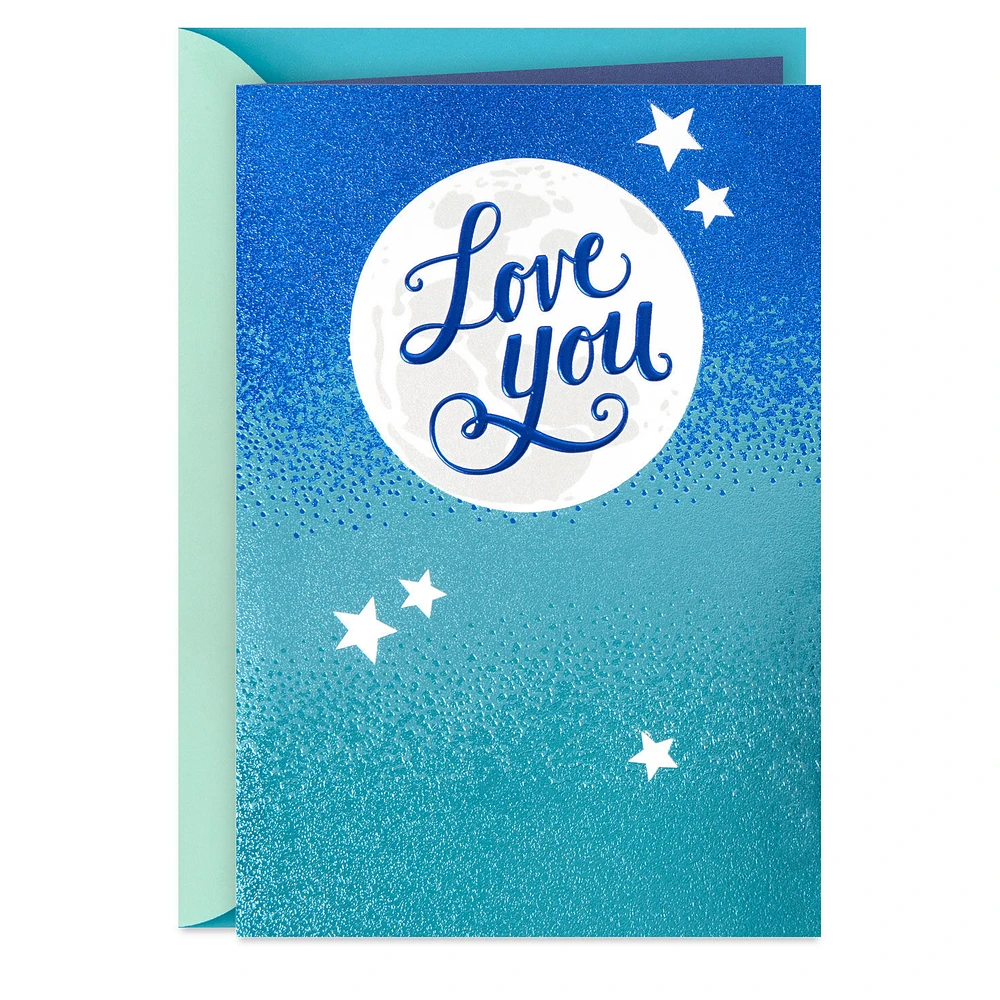 Love You Moon and Stars Love Card for only USD 5.99 | Hallmark