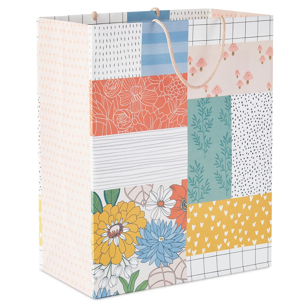 13" Patchwork Floral Large Gift Bag for only USD 4.99 | Hallmark