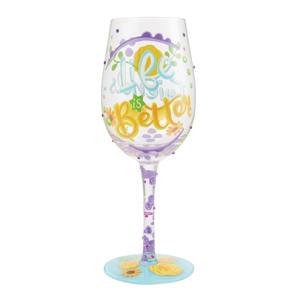 Lolita Life Is Better With Friends Wine Glass, 15 oz. for only USD 34.99 | Hallmark