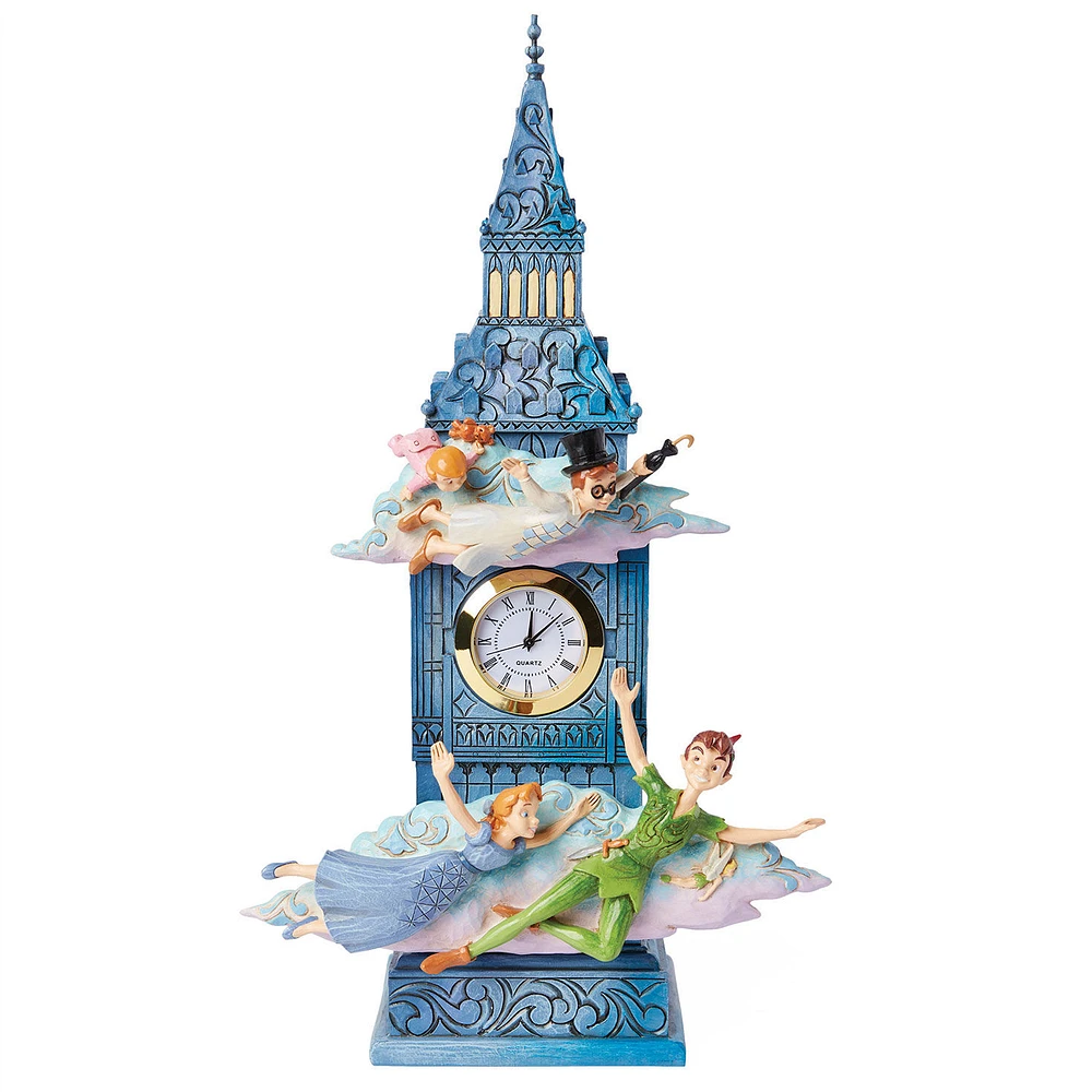Jim Shore Disney Traditions Peter Pan Clock Figurine, 10.2" for only USD 164.99 | Hallmark