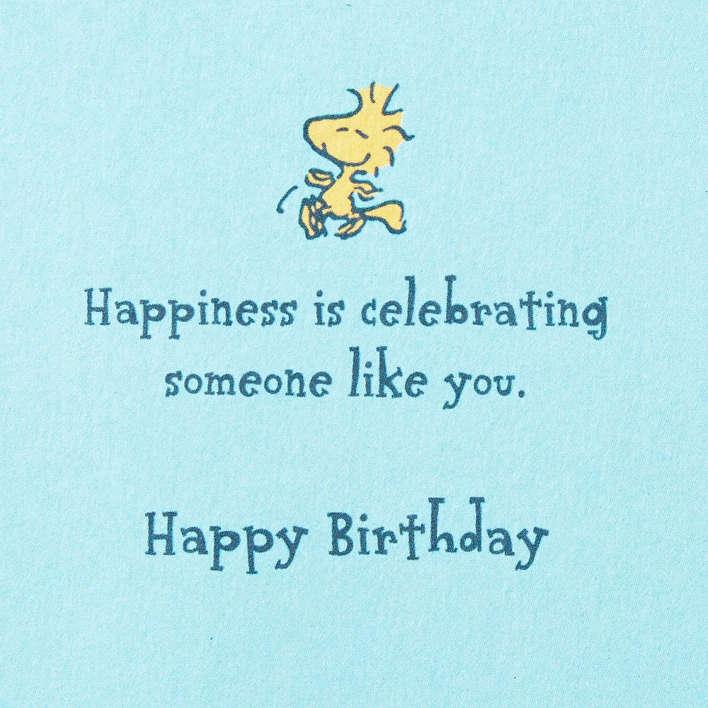 Peanuts® Snoopy and Woodstock Happiness Is Celebrating You Birthday Card for only USD 7.59 | Hallmark